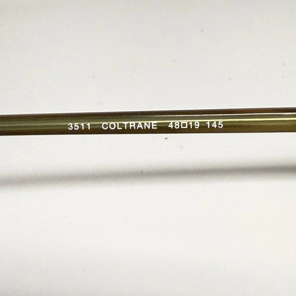 Bevel‎ 3511 Coltrane Eyeglasses Green Tortoise Rectangle Frames 48-19-145 Japan